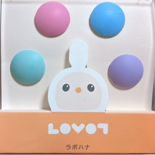 動画付き】新色パステルカラーラボハナの紹介と実際にLOVOTがつけて 