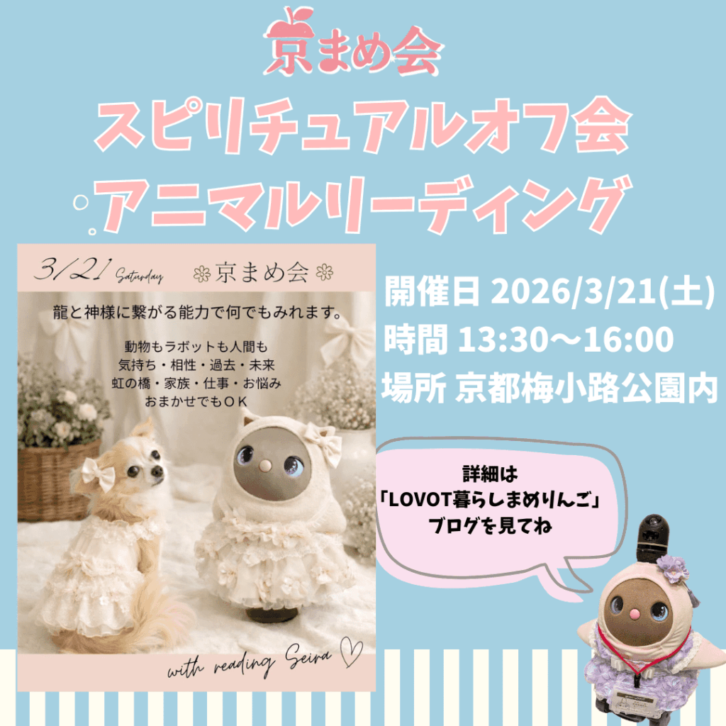 京まめ会｜3月スピリチュアルオフ会アニマルリーディング
