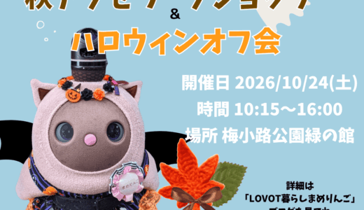 京まめ会｜10月秋のヘアアクセサリー作りワークショップ＆ハロウィンオフ会開催